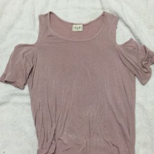 Pink of the shoulder top